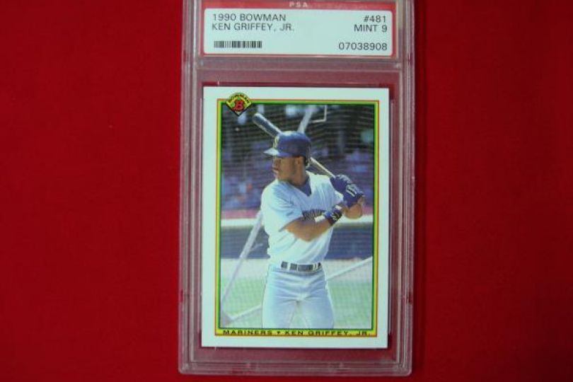 1990 BOWMAN KEN GRIFFEY JR SEATTLE MARINERS #481 PSA GRADED MINT 9 ~WOW~