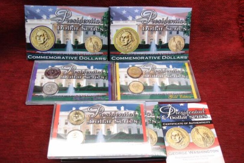 2007 Presidential Dollar Series Pandd Mint Dollars Uncplatinumgold