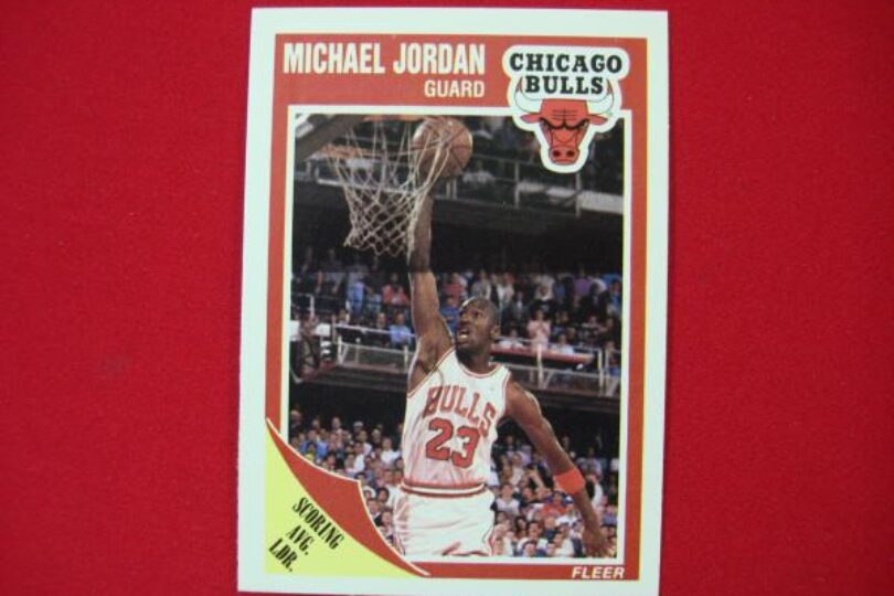 michael jordan 1989 starting lineup card