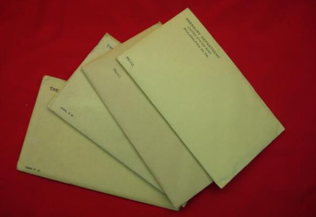 1961 – 1964 U.S. PROOF SETS – ONE EACH – UNOPENED ENVELOPES