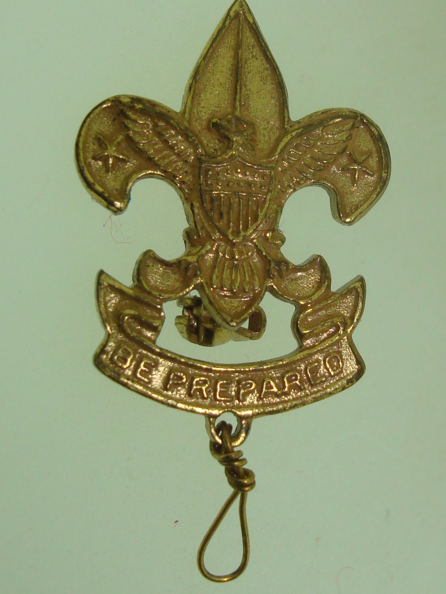 VINTAGE BSA BOY SCOUTS OF AMERICAN SCOUTMASTER HAT PIN! PAT. 1911 ...