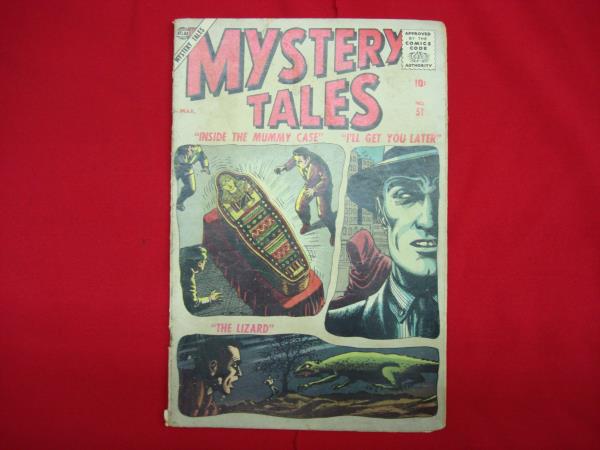 MYSTERY TALES No. 51 COMIC BOOK MARCH 1957 VOL. 1 20th CENTURY COMIC ...