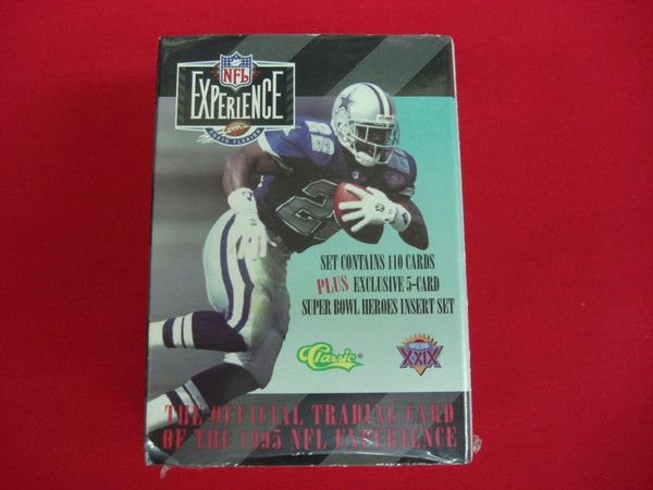 1995 CLASSIC FB NFL EXPERIENCE COMPLETE 110 CARD FACTORY SET + 5 CARD ...